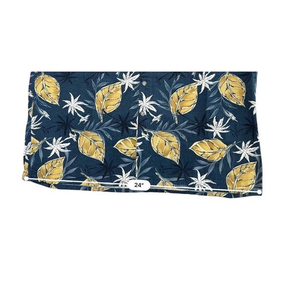 Pierre Cardin Vintage Palm Trees Tropical Hawaiian Collared Shirt XLARGE Cruise - Picture 4 of 9